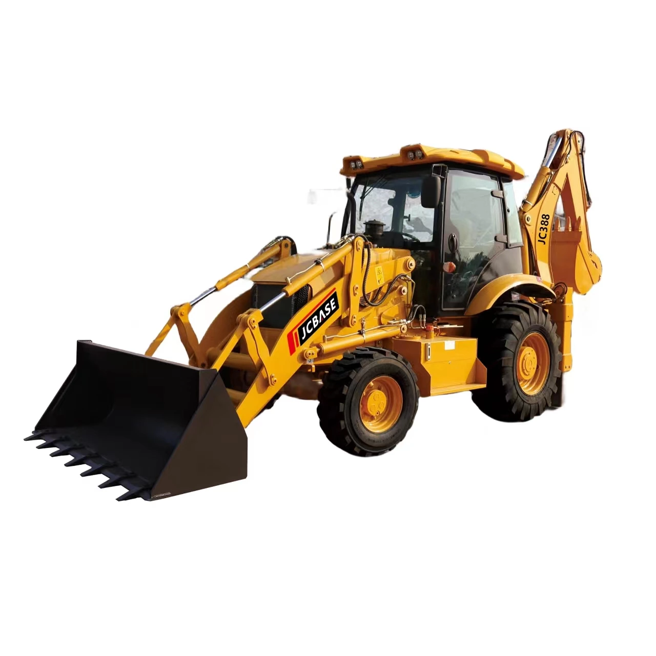 JCBASE Jc388 8.2ton 38kn 75kw Road Machinery Chinese Cheap Price Machine Small Mini Backhoe Loader Excavator