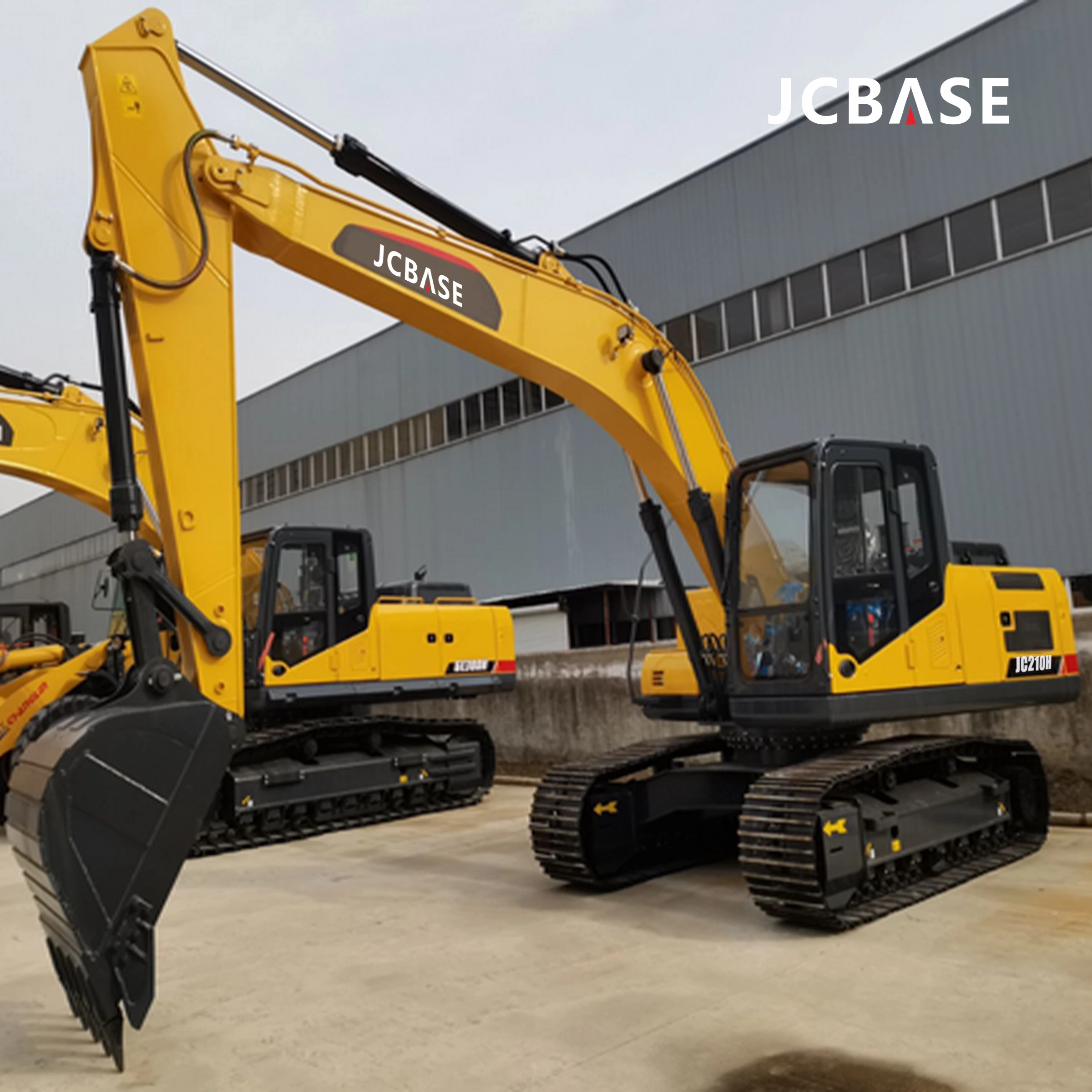 JCBASE Jc210h 21ton Tractor Excavator Road Machinery China High Quality Road Machine Easy Handle New Hydraulic Excavators