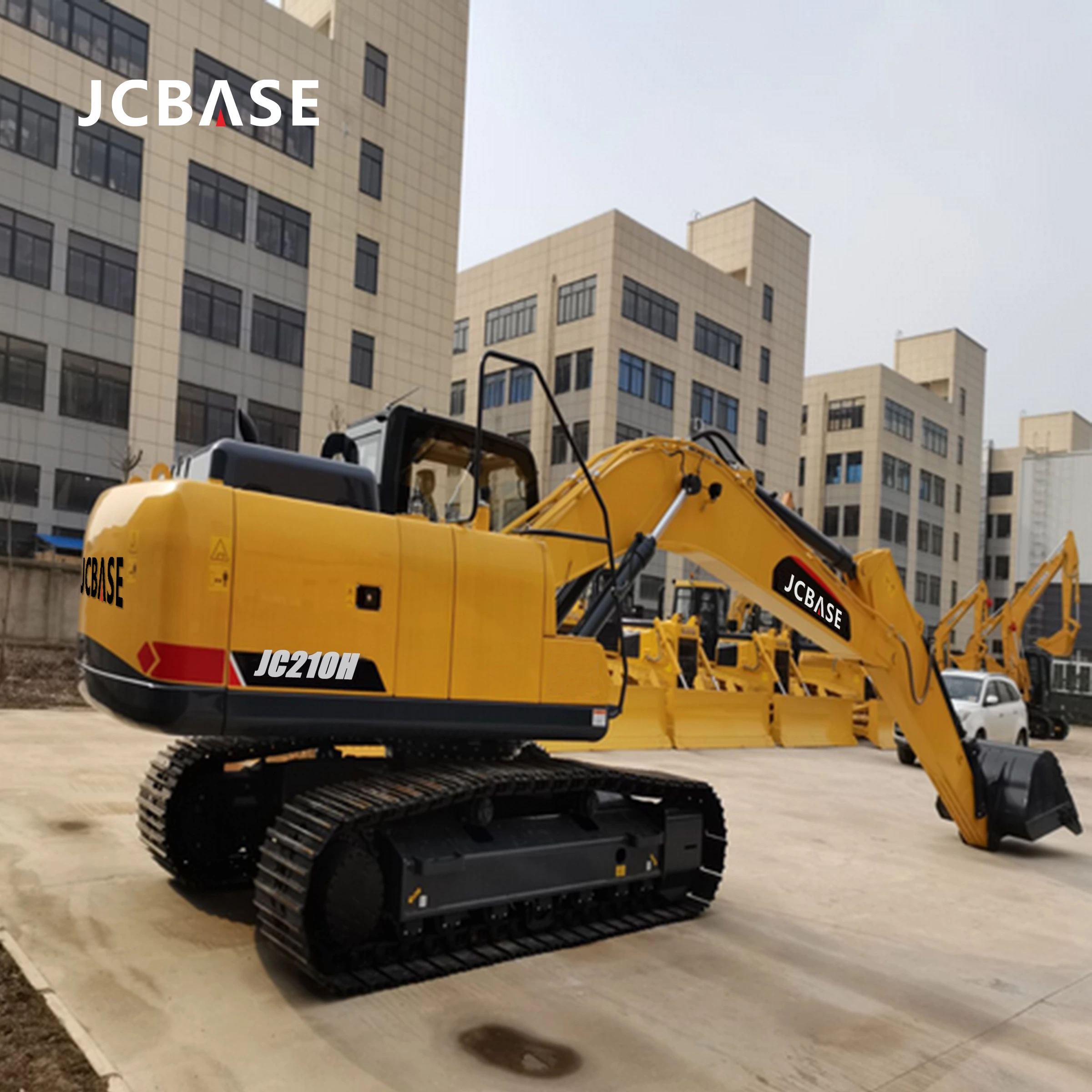 JCBASE Jc210h 21ton Tractor Excavator Road Machinery China High Quality Road Machine Easy Handle New Hydraulic Excavators