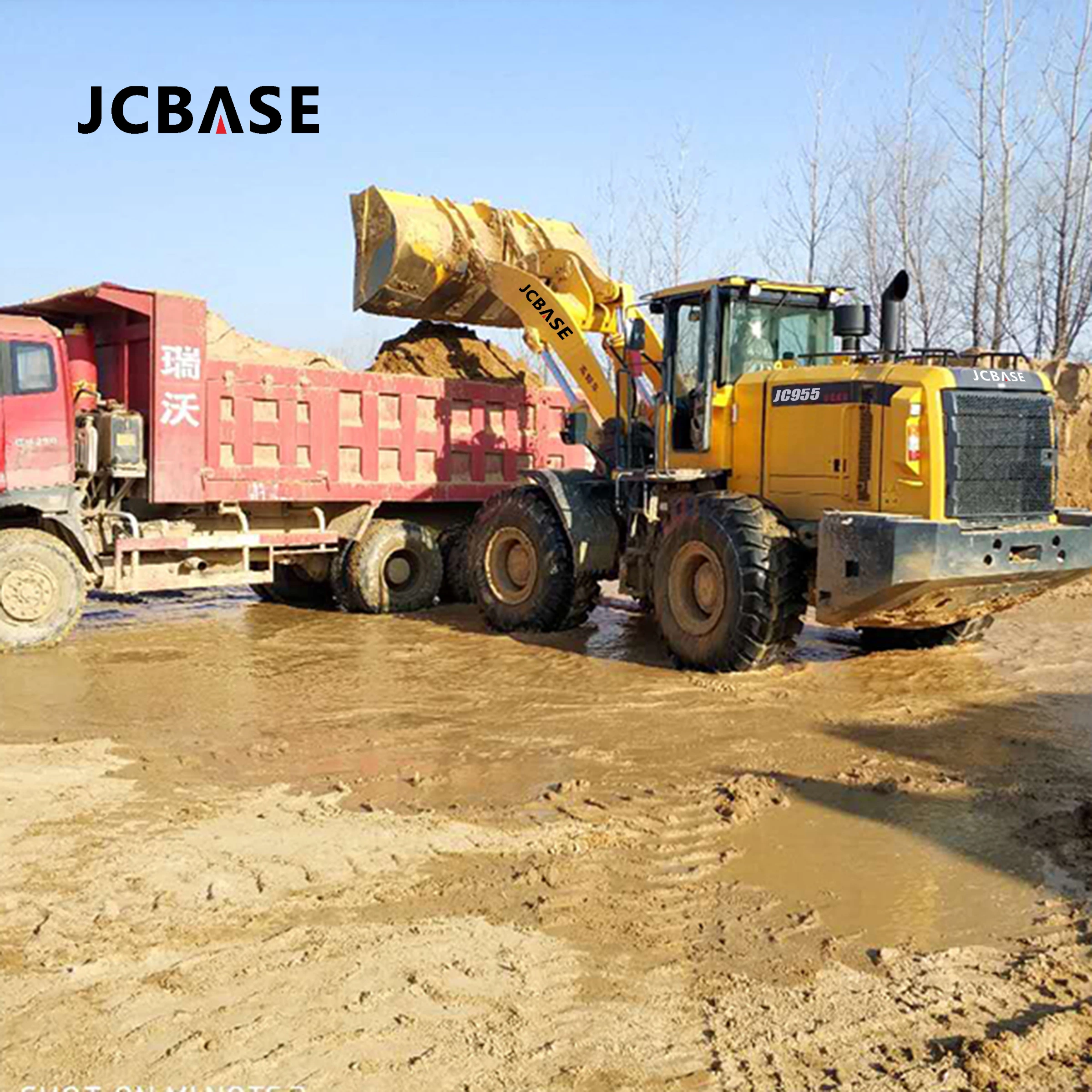 JCBASE Jc955 Road Machinery Wheel Loader Machine With Ce Iso Epa Certification Wheel Loader