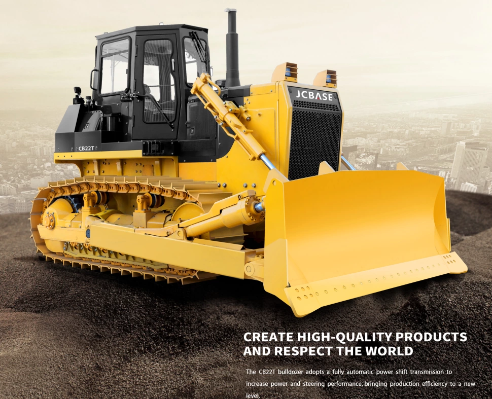 JCBASE Crawler Bulldozer CB22T With Cummins Engine 23.4ton