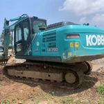 20ton Kobelco SK200 Crawl Excavator Machine Used with Original Design Engine Pump Motor Core Components like Bearing Gearbox