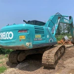 20ton Kobelco SK200 Crawl Excavator Machine Used with Original Design Engine Pump Motor Core Components like Bearing Gearbox