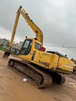 High Quality Komatsu PC220LC Excavator 20 Tons Japanese Made Extended Arm Featuring Premium Engine Pump Earthmoving Machinery