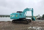 Kobelco SK200 20ton Crawl Excavator Machine Used with Original Design Engine Pump Motor and Core Gearbox Bearing Components