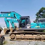 Used Kobelco Sk495-8 Excavator Machine 49 Tonne Secondhand Japan Model Hino Engine Core Including Pump Motor Gearbox Bearing