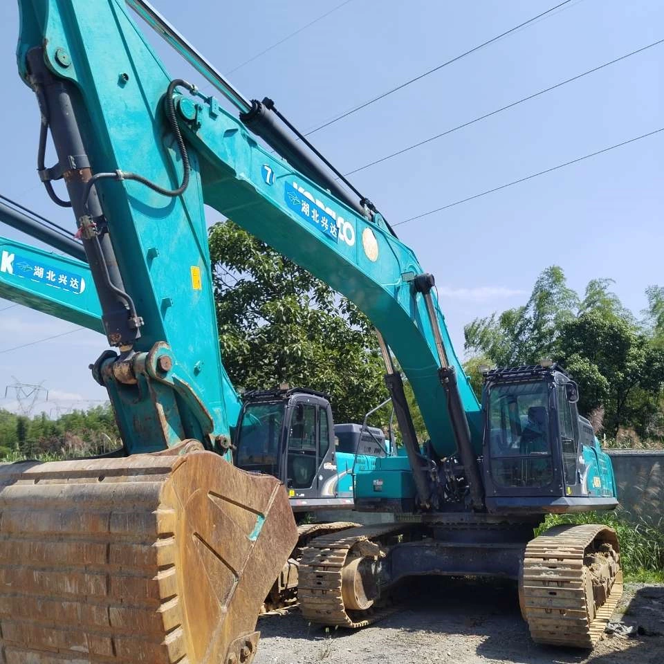 Used Kobelco Sk495-8 Excavator Machine 49 Tonne Secondhand Japan Model Hino Engine Core Including Pump Motor Gearbox Bearing