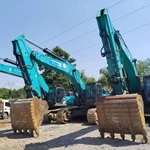 Used Kobelco Sk495-8 Excavator Machine 49 Tonne Secondhand Japan Model Hino Engine Core Including Pump Motor Gearbox Bearing